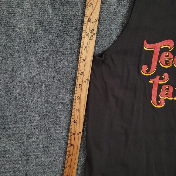 Refined Canvas Tequila And Tanlines Shirt Womens Small Black Sleeveless NEW - Picture 6 of 9